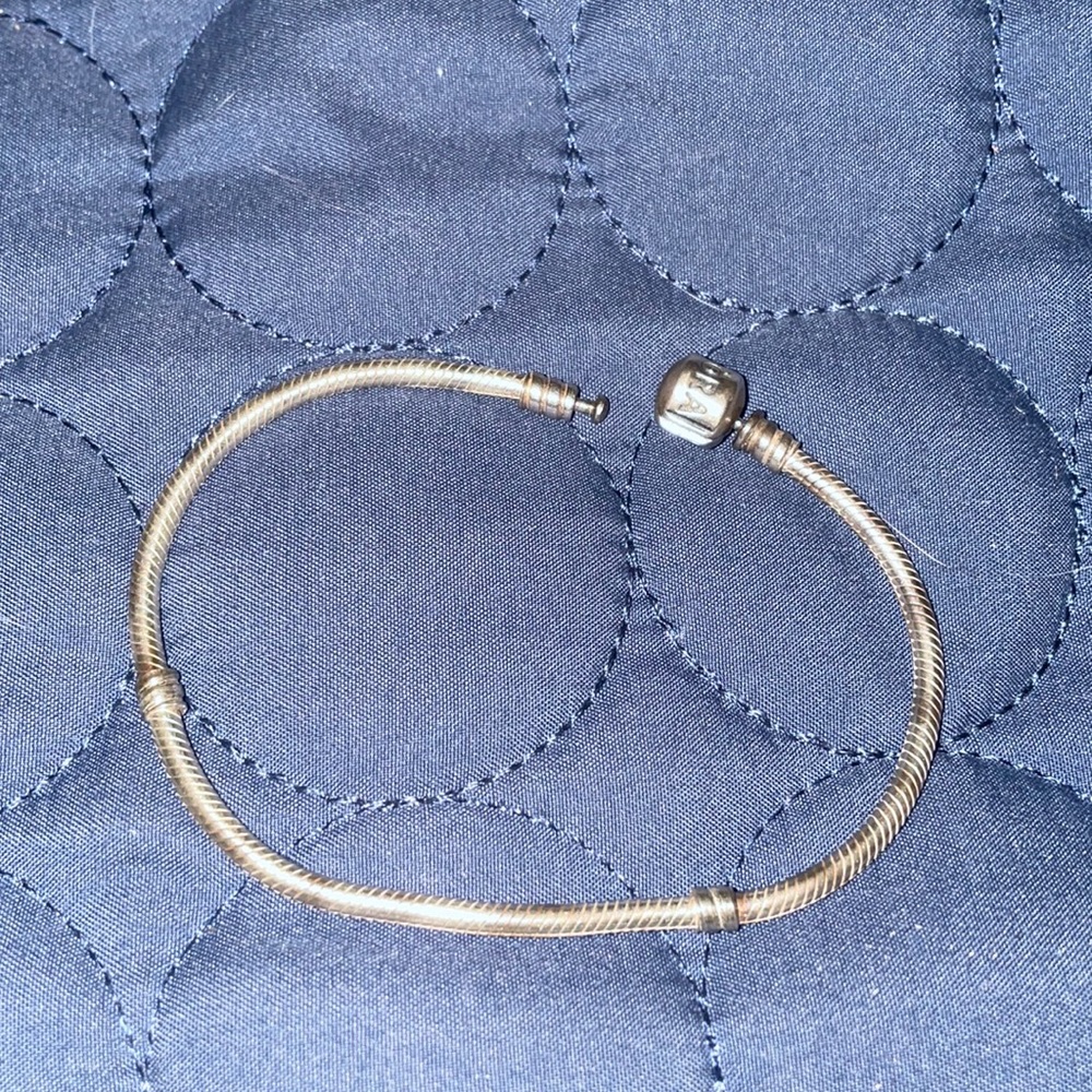 Silver 8 1/2 inch Pandora bracelet